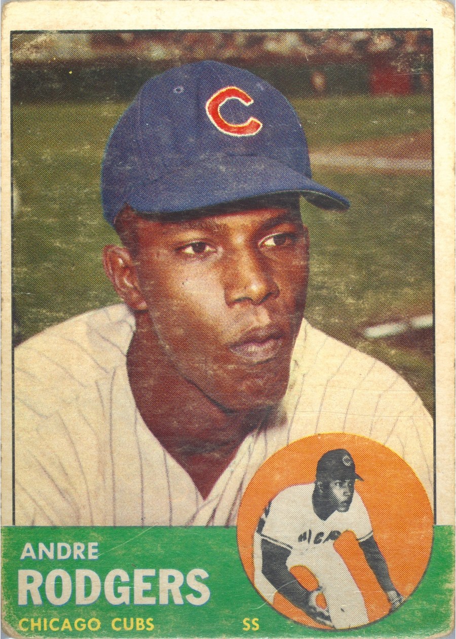 1963 Topps #193 Andre Rodgers, Chicago Cubs