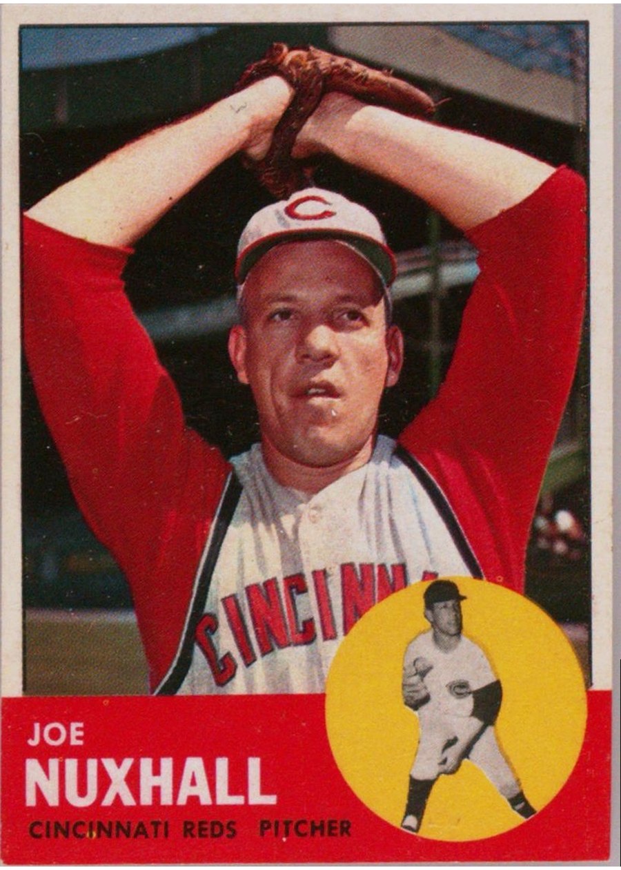 1963 Topps #194 Joe Nuxhall, Cincinnati Reds