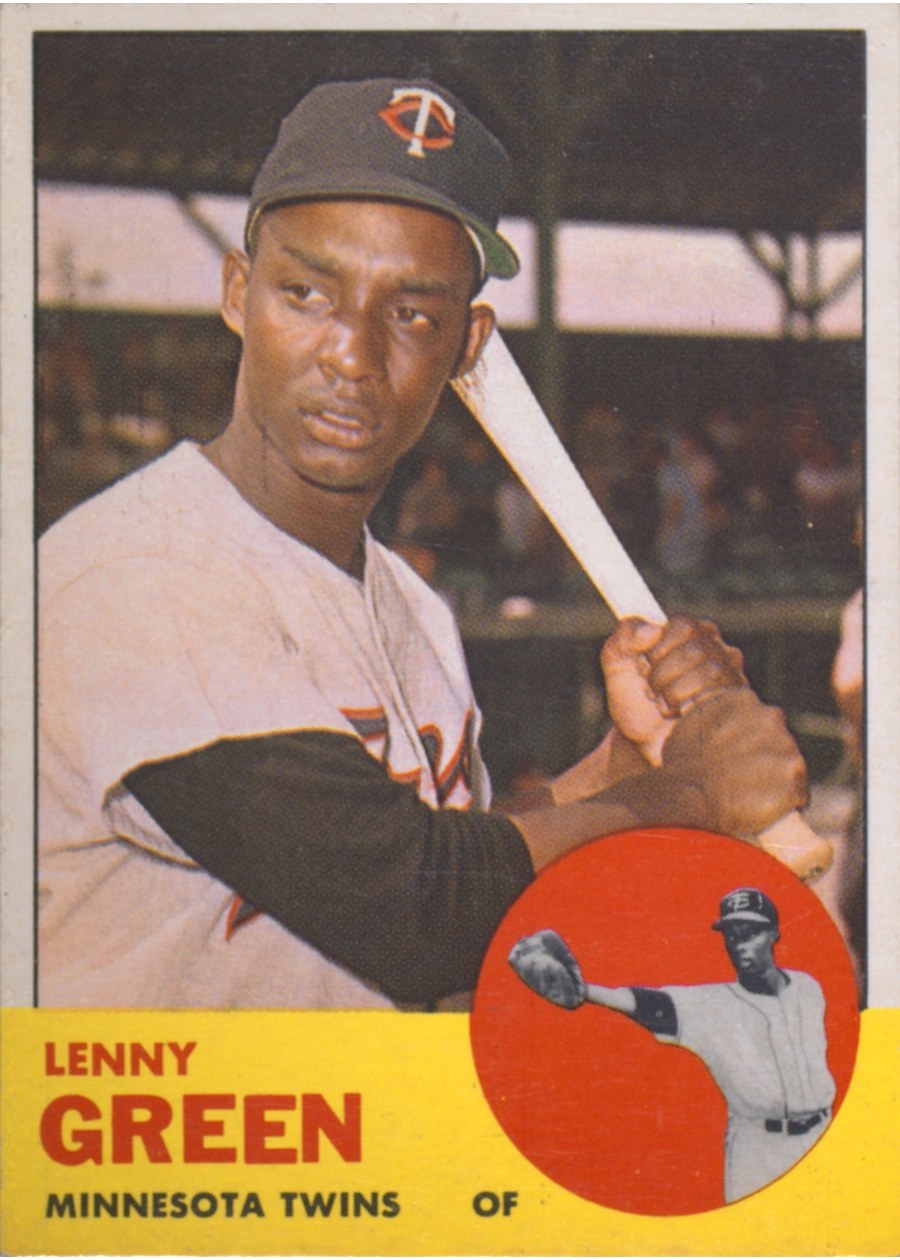 1963 Topps #198 Lenny Green, Minnesota Twins