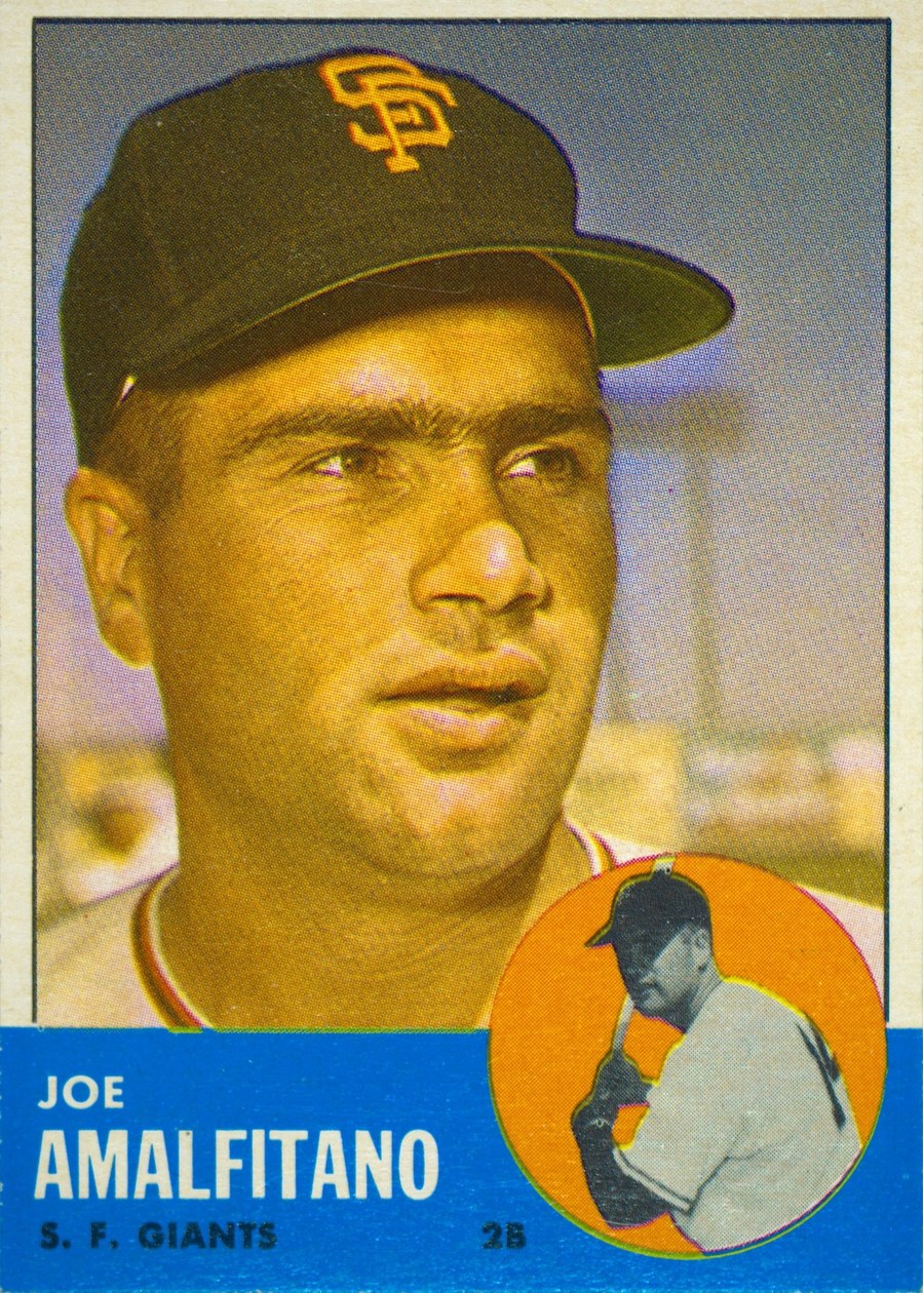 1963 Topps #199 Joe Amalfitano, San Francisco Giants
