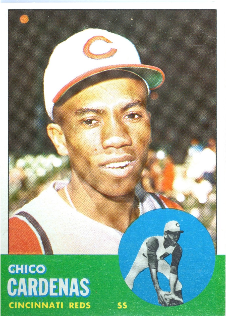 1963 Topps #203 Chico Cardenas, Cincinnati Reds
