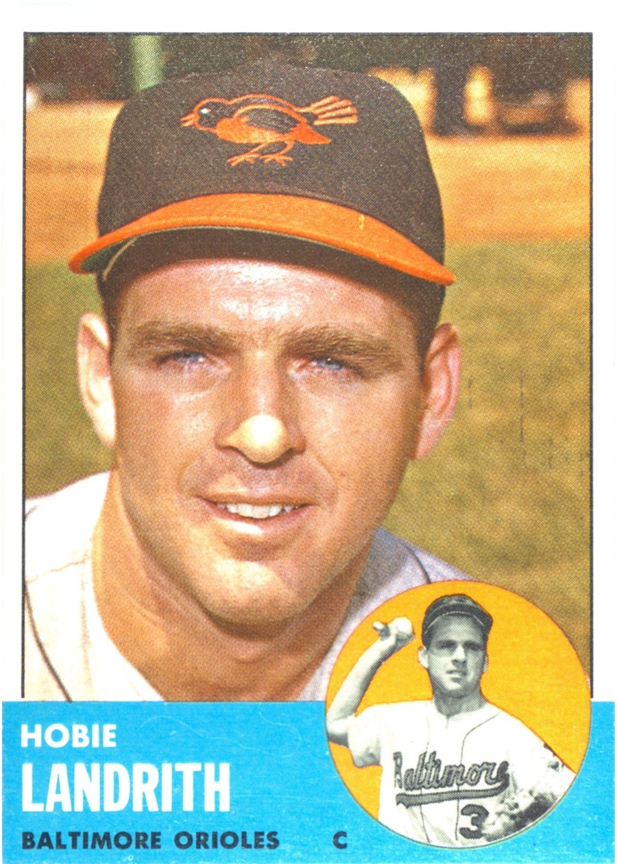1963 Topps #209 Hobie Landrith, Baltimore Orioles