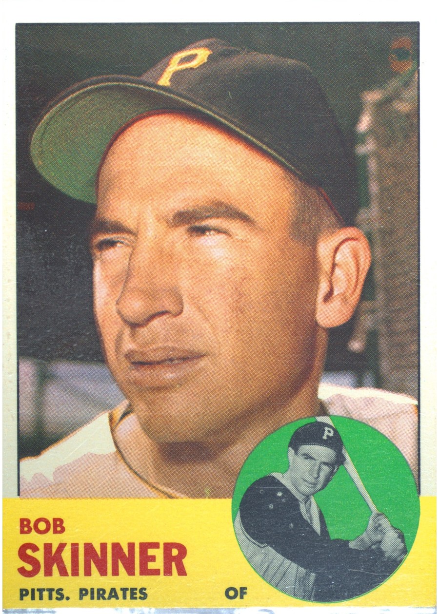 1963 Topps #215 Bob Skinner, Pittsburgh Pirates