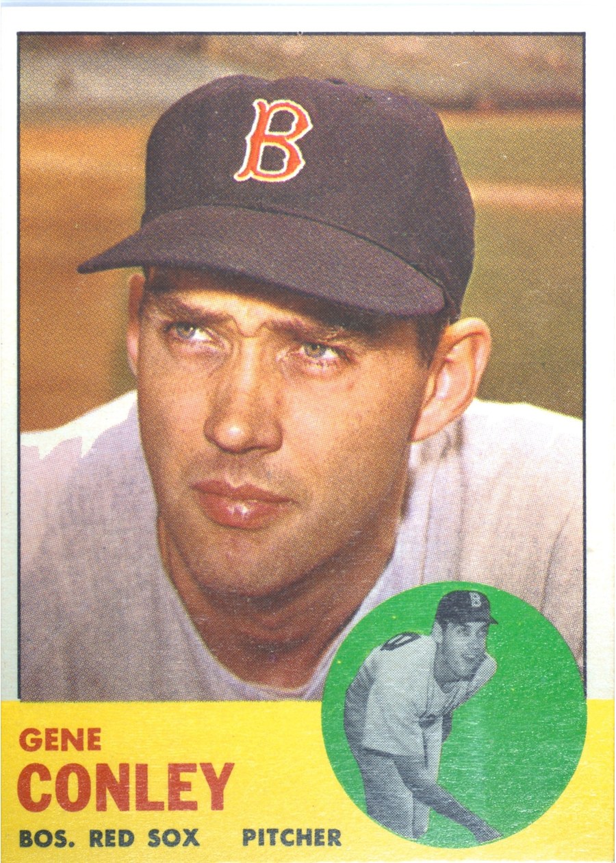 1963 Topps #216 Gene Conley, Boston Red Sox