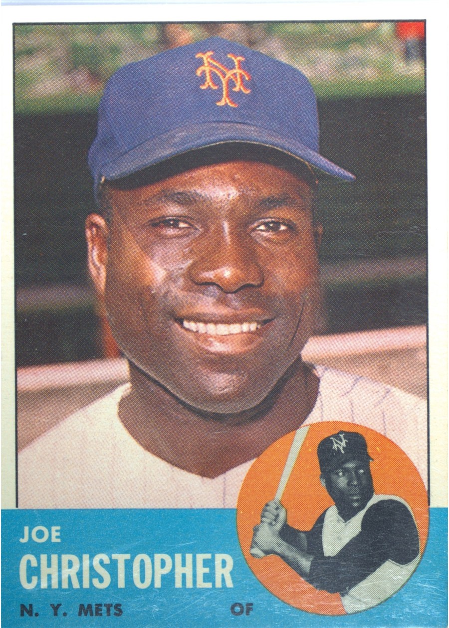 1963 Topps #217 Joe Christopher, New York Mets
