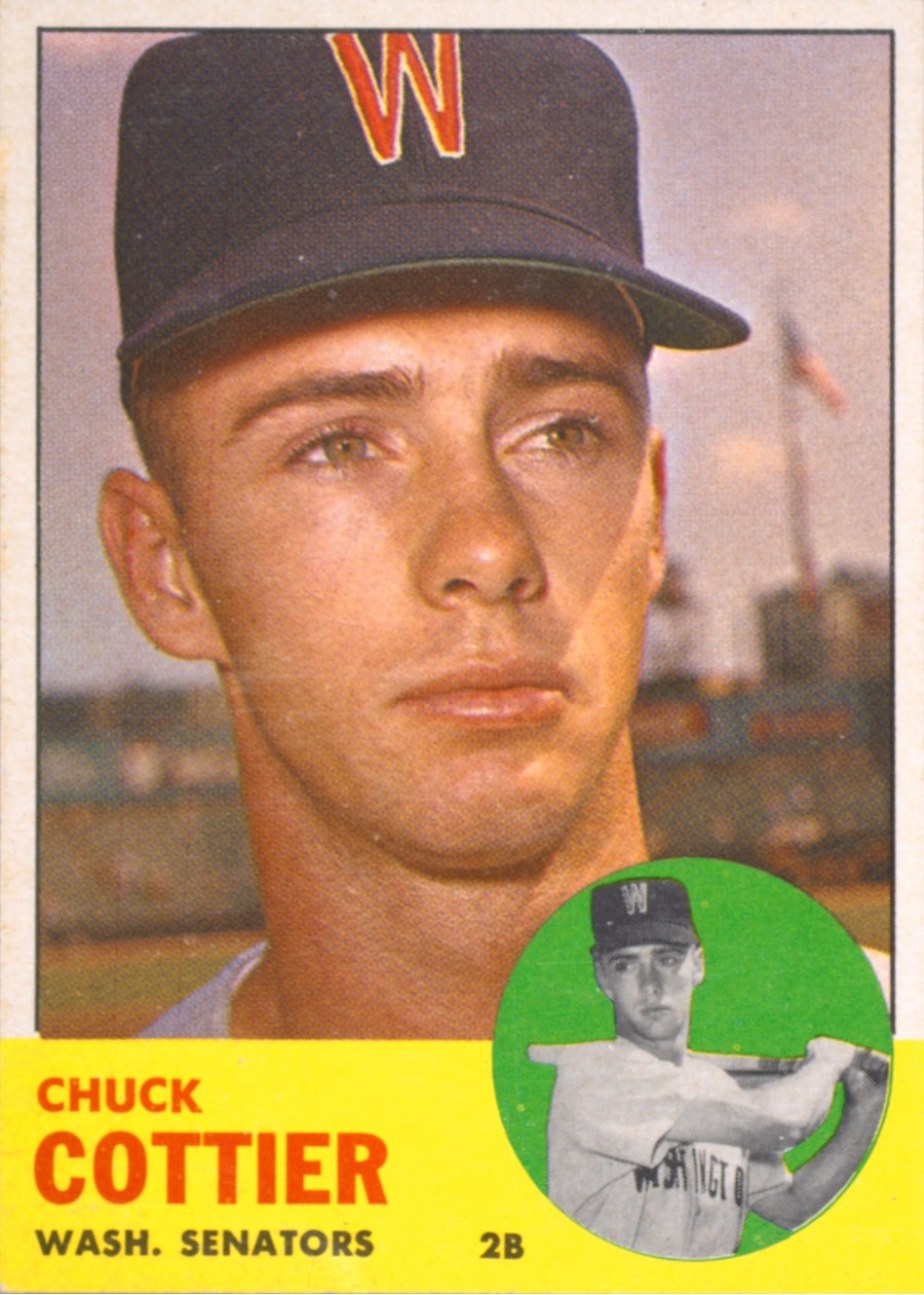 1963 Topps #219 Chuck Cottier, Washington Senators
