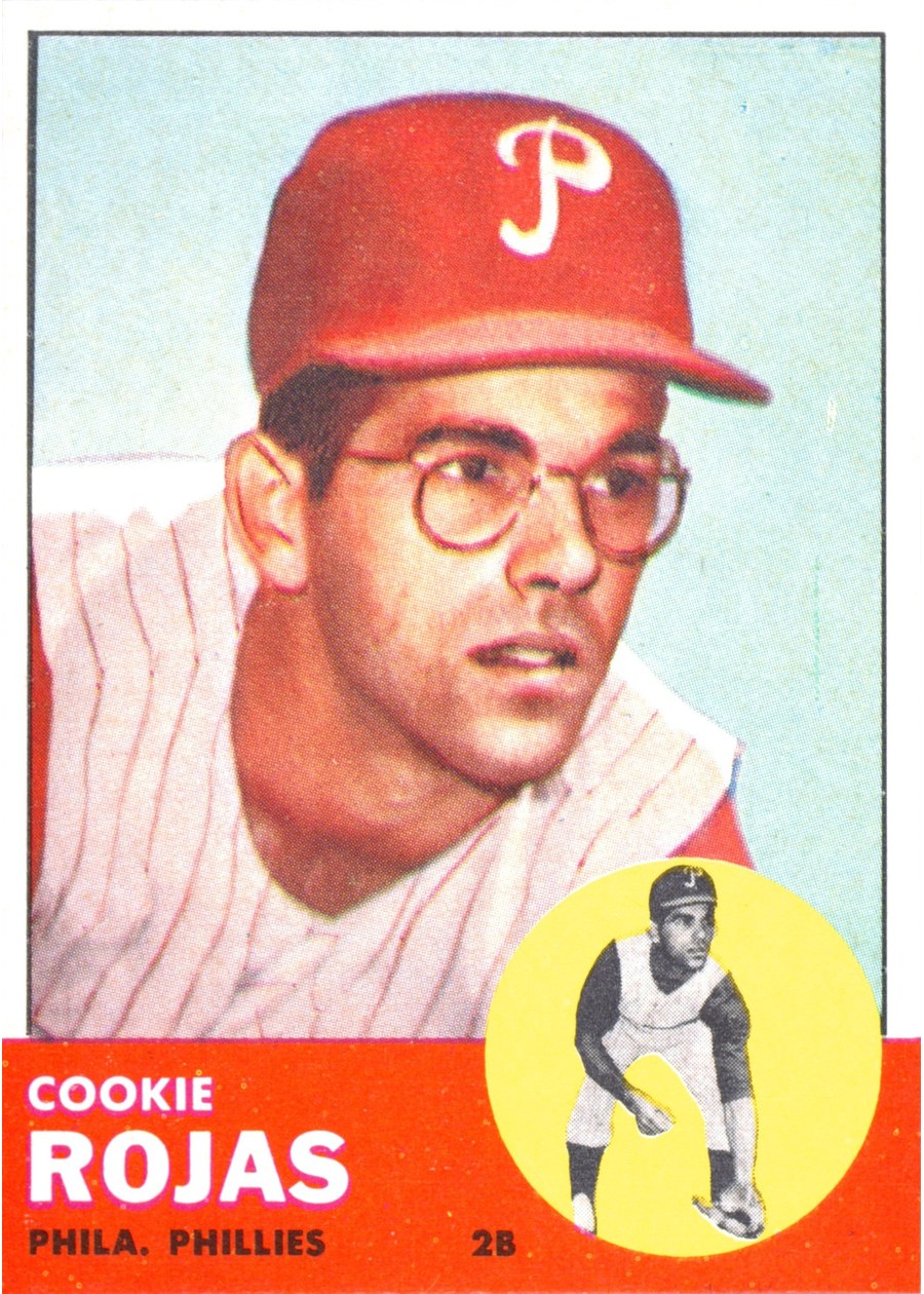 1963 Topps #221 Cookie Rojas, Philadelphia Phillies