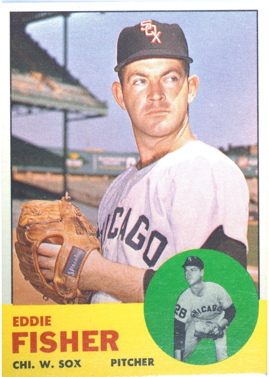 1963 Topps #223 Eddie Fisher, Chicago White Sox