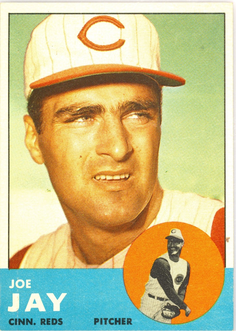 1963 Topps #225 Joe Jay, Cincinnati Reds