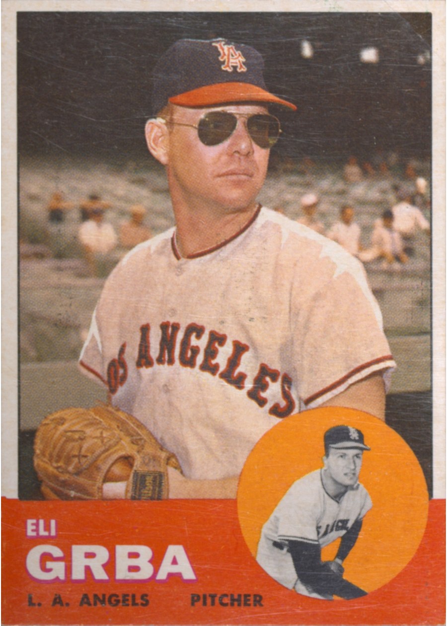 1963 Topps #231 Eli Grba, Los Angeles Angels