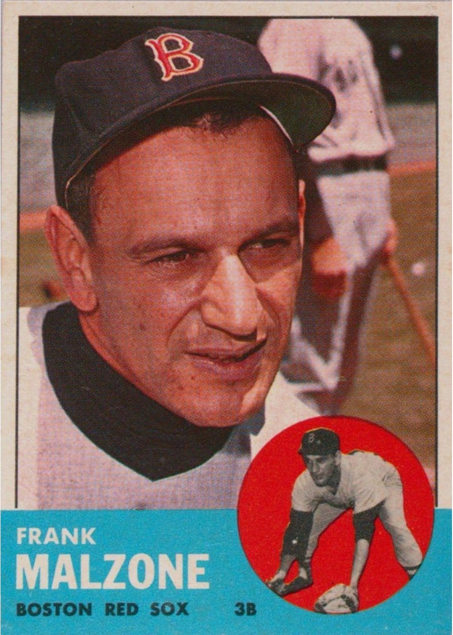1963 Topps #232 Frank Malzone, Boston Red Sox