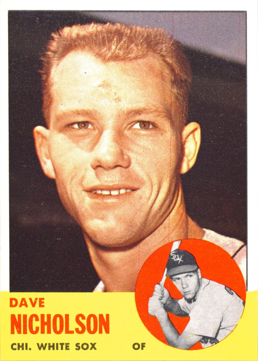 1963 Topps #234 Dave Nicholson, Chicago White Sox