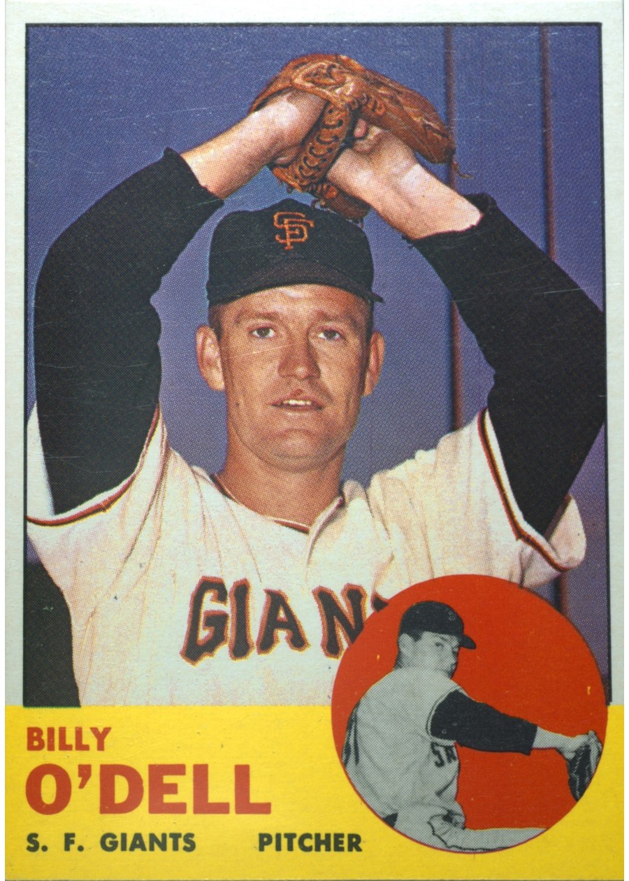 1963 Topps #235 Billy O'Dell, San Francisco Giants