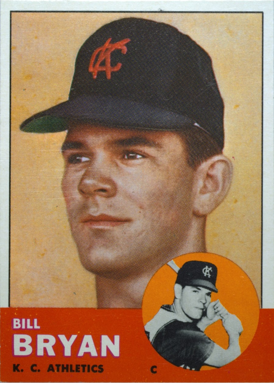 1963 Topps #236 Bill Bryan, Kansas City Athletics