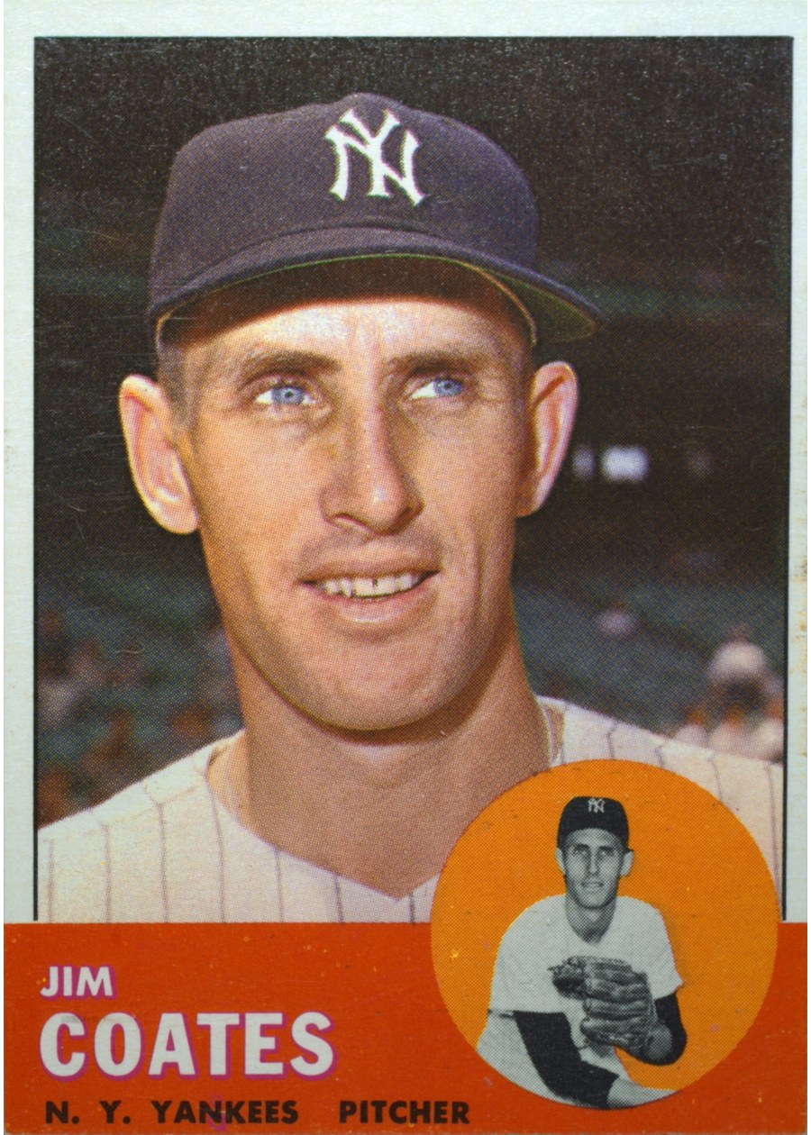 1963 Topps #237 Jim Coates, New York Yankees