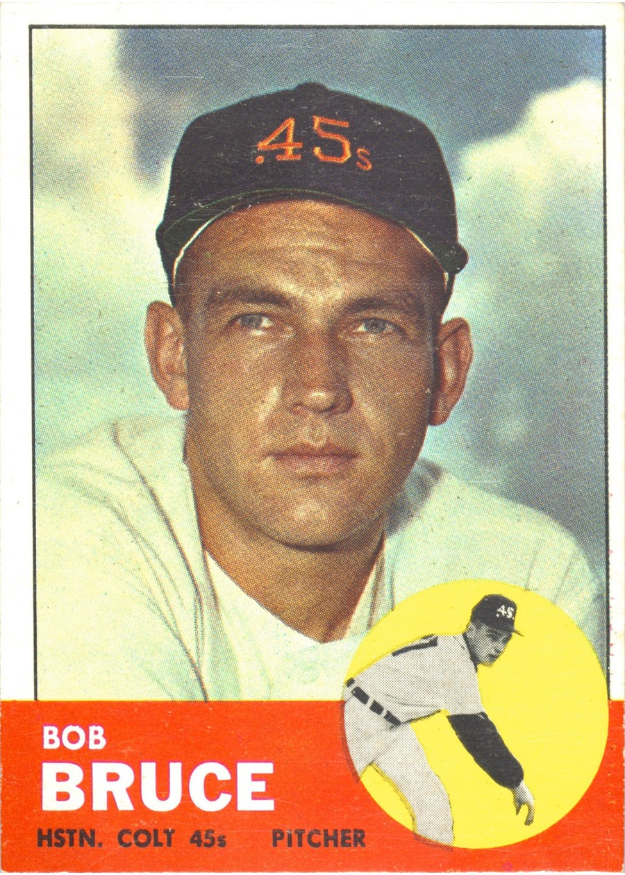 1963 Topps #24 Bob Bruce, Houston Colt .45's