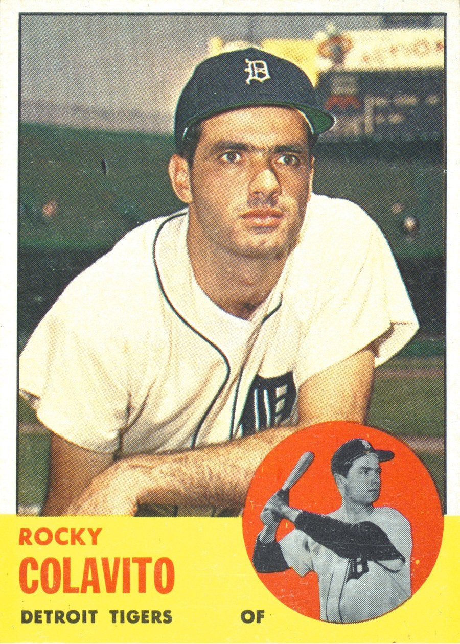 1963 Topps #240 Rocky Colavito, Detroit Tigers