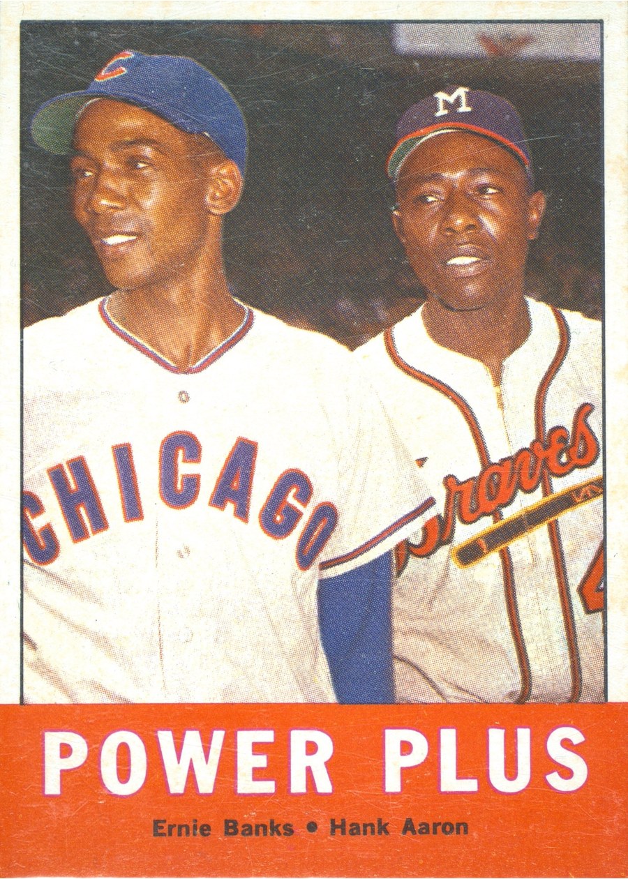 1963 Topps #242 Power Plus, Chicago Cubs / Milwaukee Braves