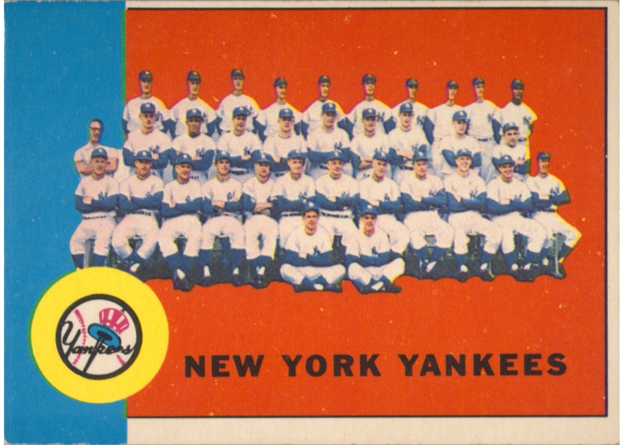 1963 Topps #247 New York Yankees