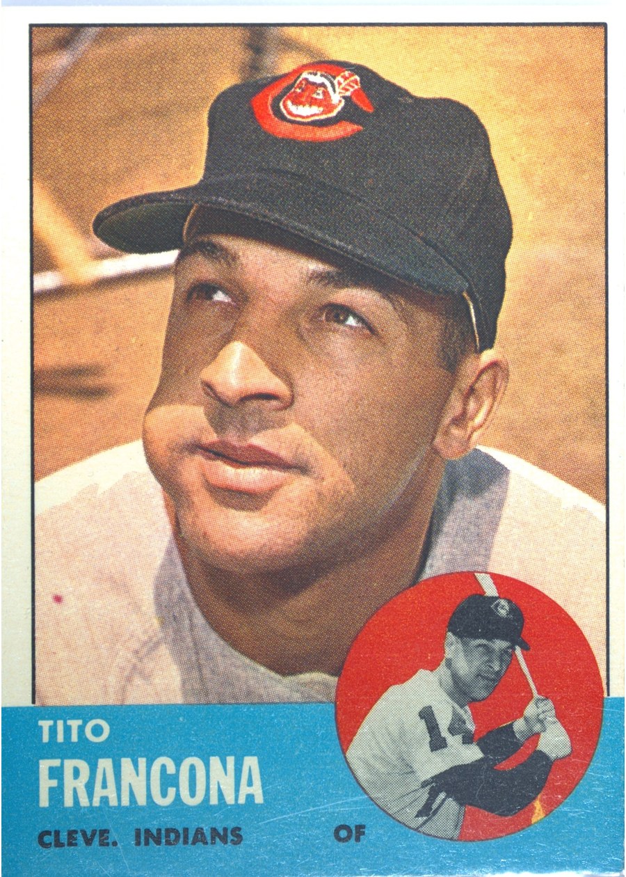 1963 Topps #248 Tito Francona, Cleveland Indians