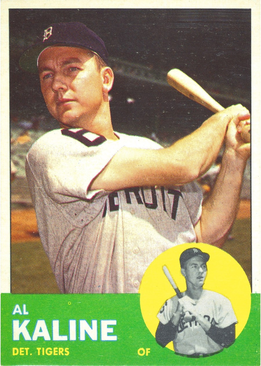 1963 Topps #25 Al Kaline, Detroit Tigers
