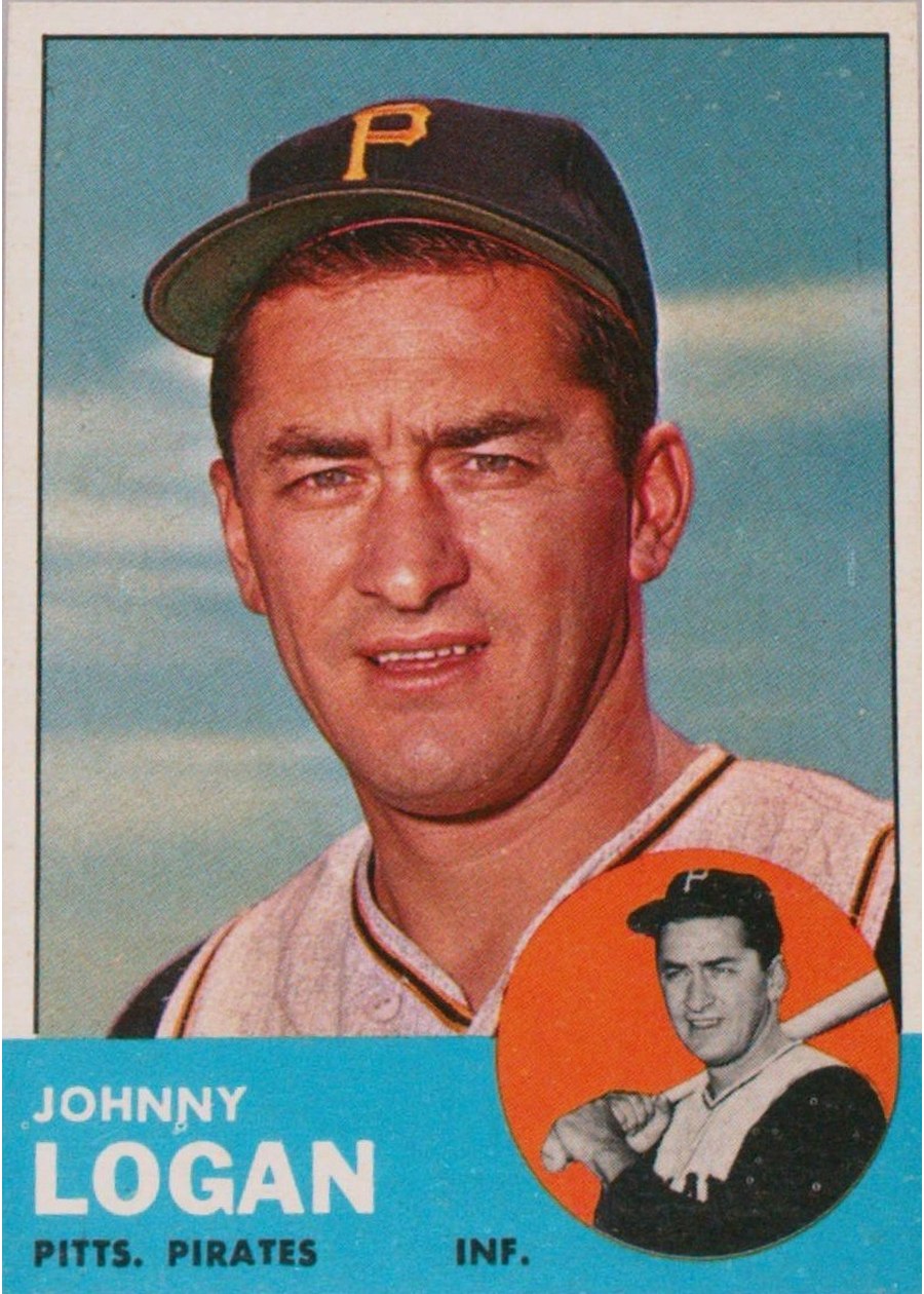1963 Topps #259 Johnny Logan, Pittsburgh Pirates