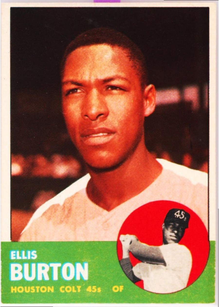 1963 Topps #262 Ellis Burton, Houston Colt .45's
