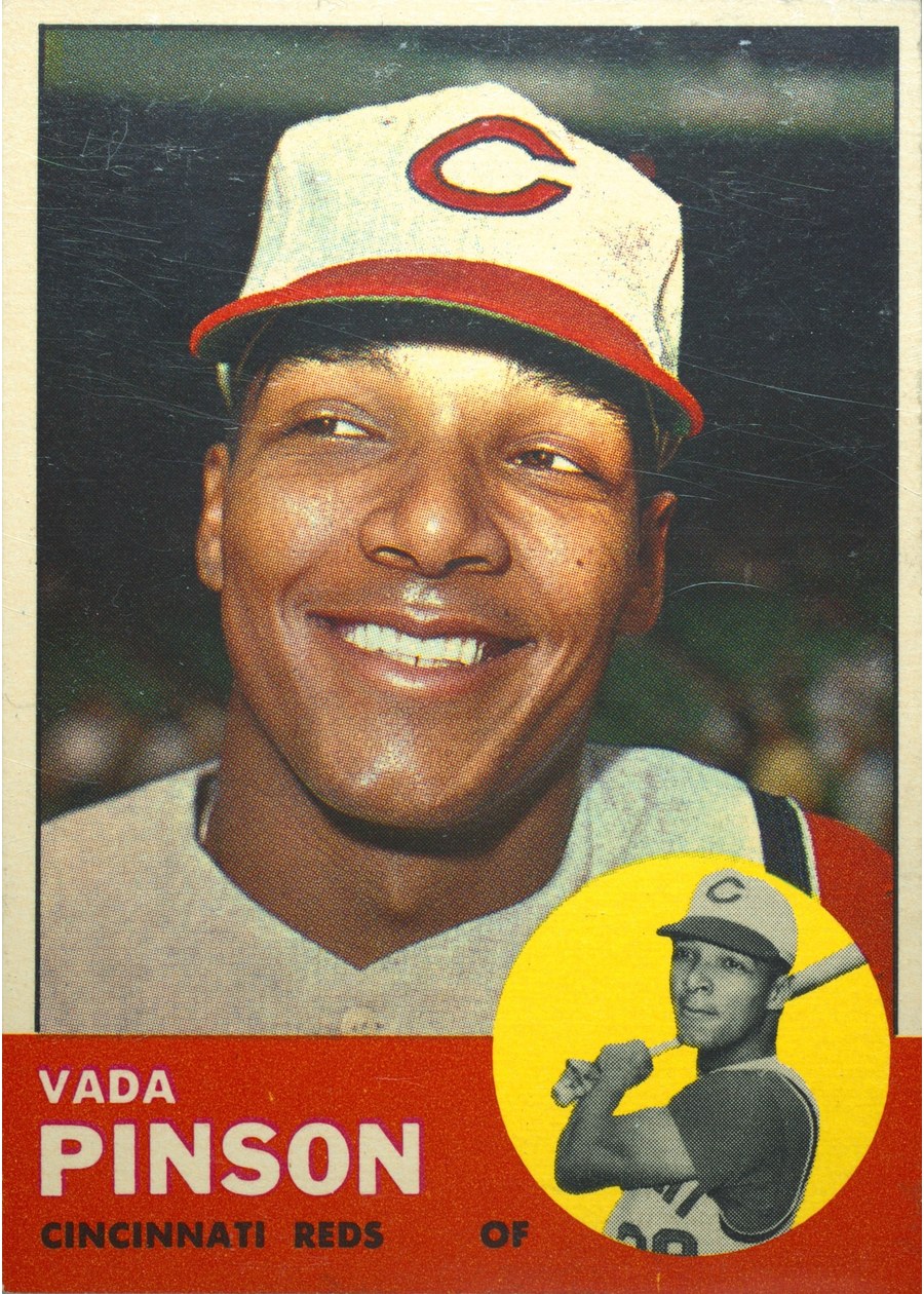 1963 Topps #265 Vada Pinson, Cincinnati Reds