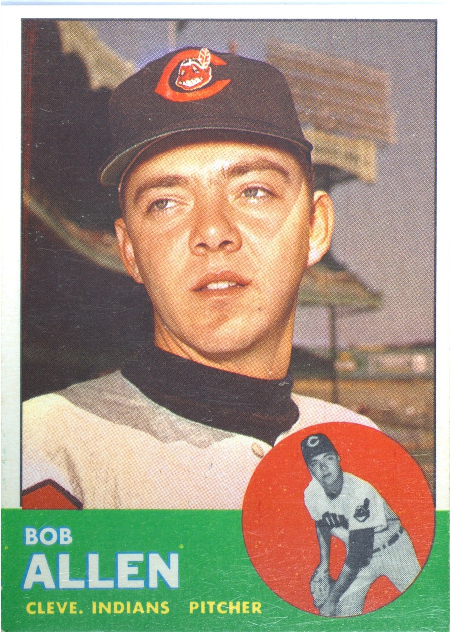 1963 Topps #266 Bob Allen, Cleveland Indians
