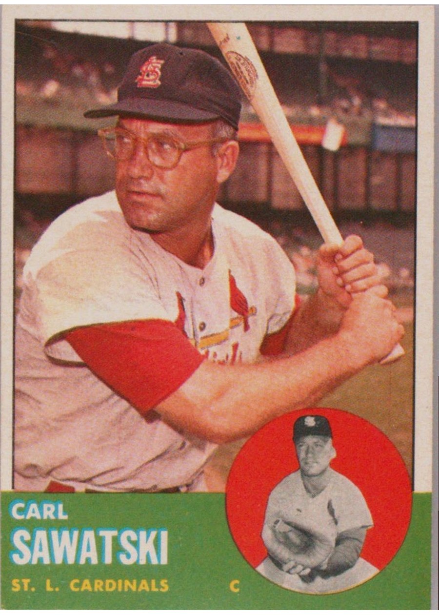 1963 Topps #267 Carl Sawatski, St. Louis Cardinals