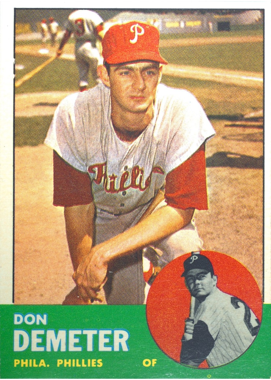 1963 Topps #268 Don Demeter, Philadelphia Phillies