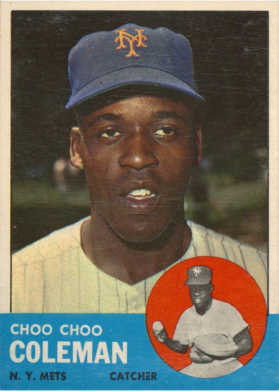 1963 Topps #27 Choo Choo Coleman, New York Mets