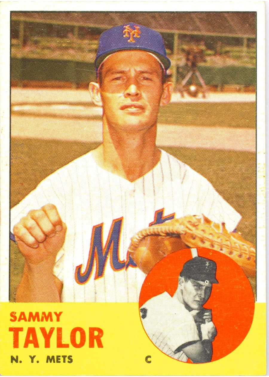 1963 Topps #273 Sammy Taylor, New York Mets