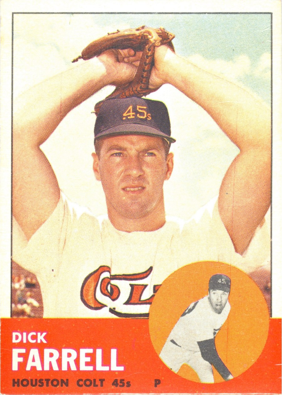 1963 Topps #277 Dick Farrell, Houston Colt .45's