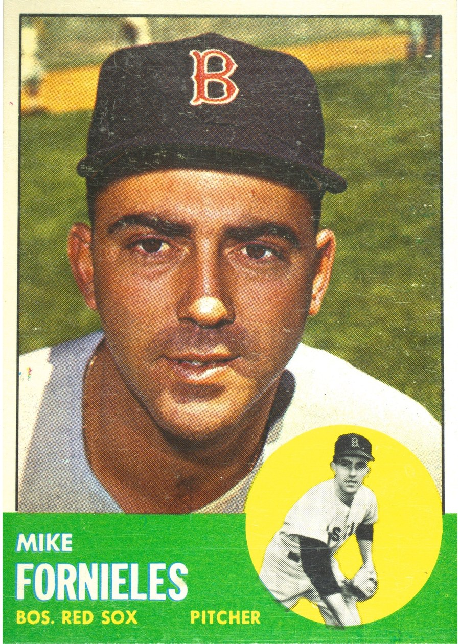 1963 Topps #28 Mike Fornieles, Boston Red Sox