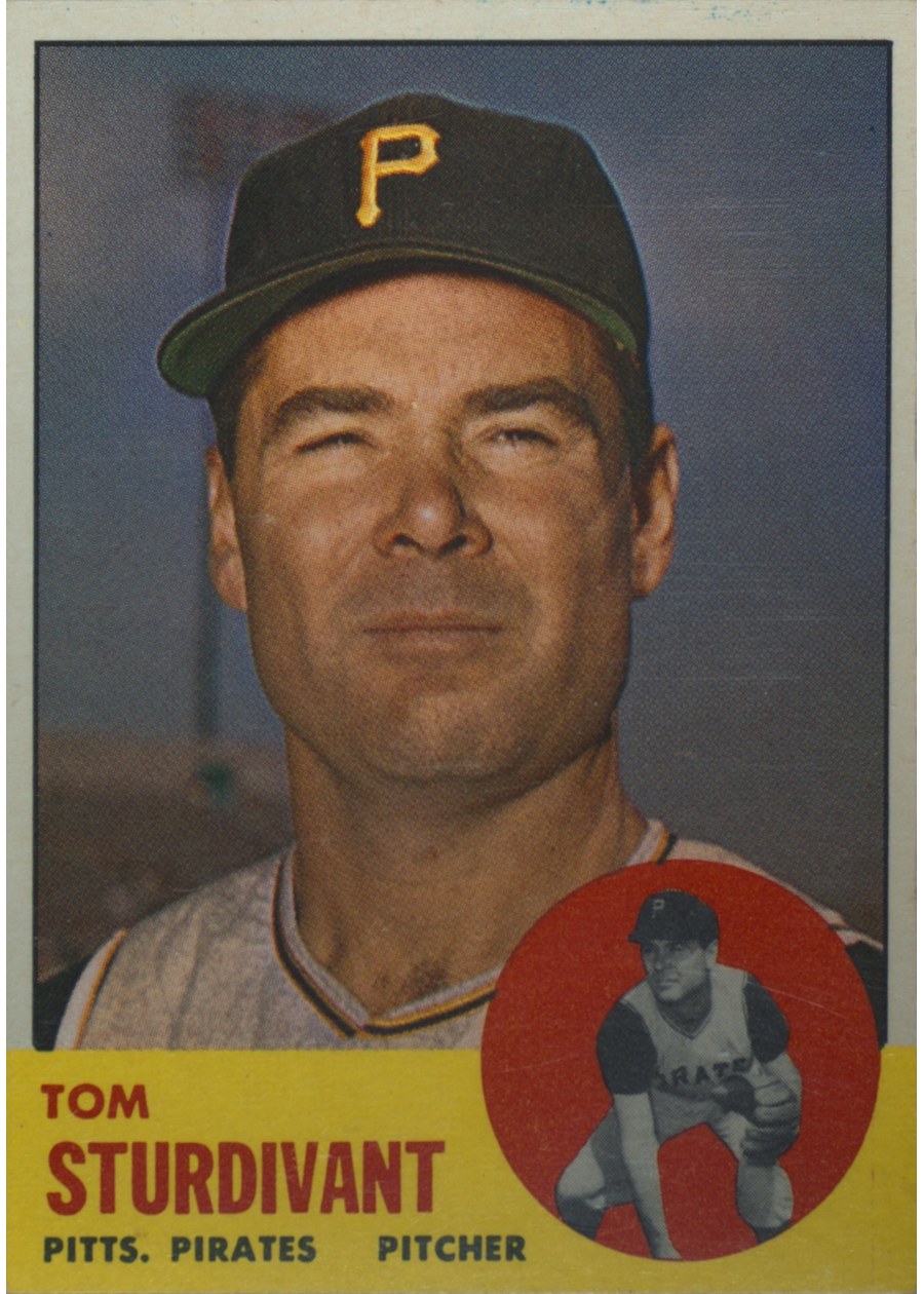1963 Topps #281 Tom Sturdivant, Pittsburgh Pirates