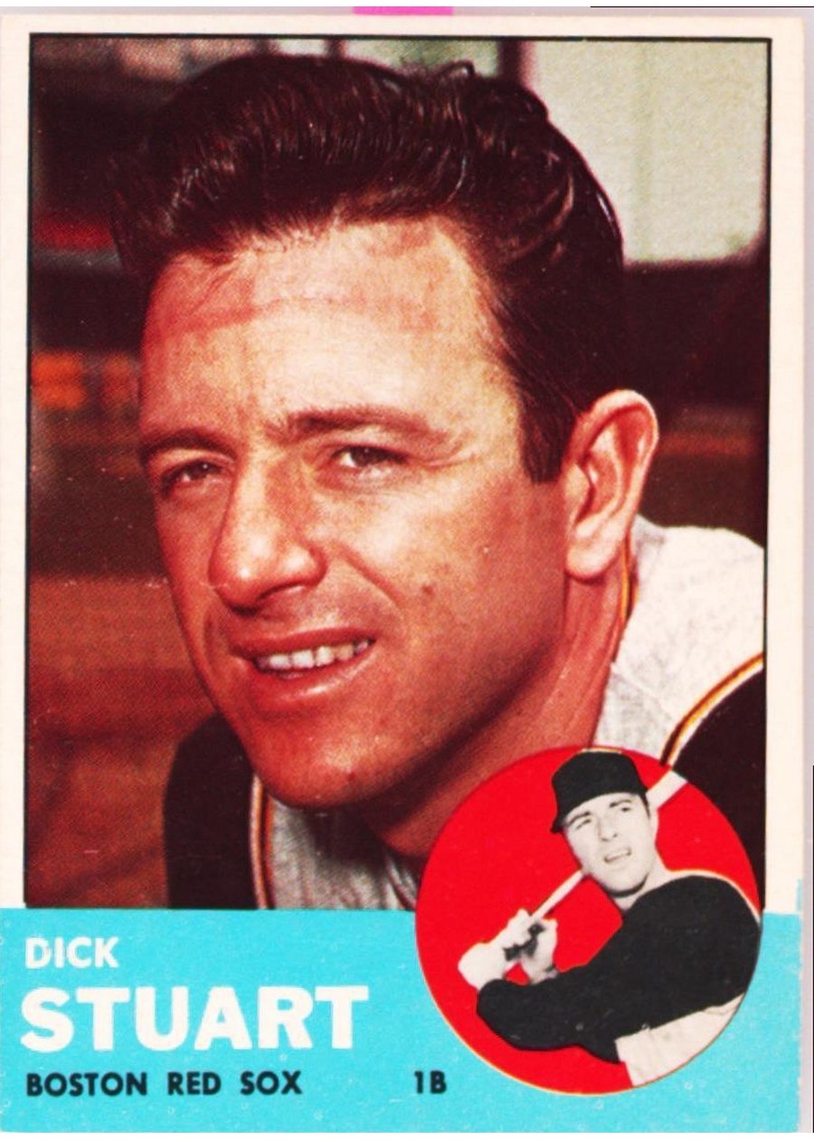 1963 Topps #285 Dick Stuart, Boston Red Sox