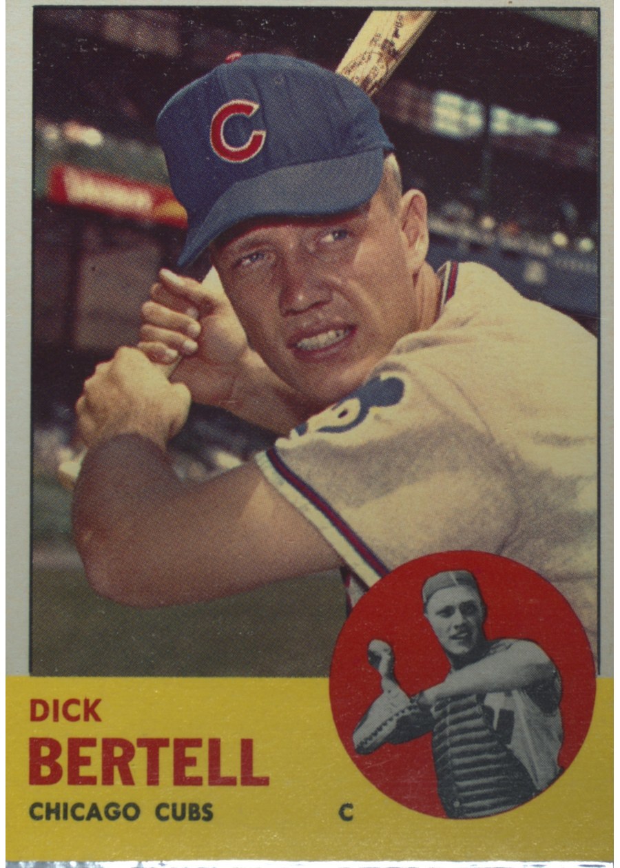 1963 Topps #287 Dick Bertell, Chicago Cubs