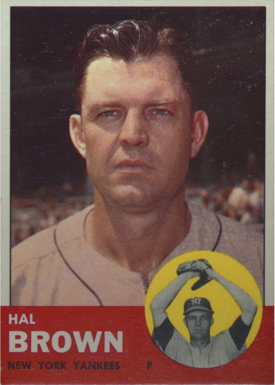1963 Topps #289 Hal Brown, New York Yankees
