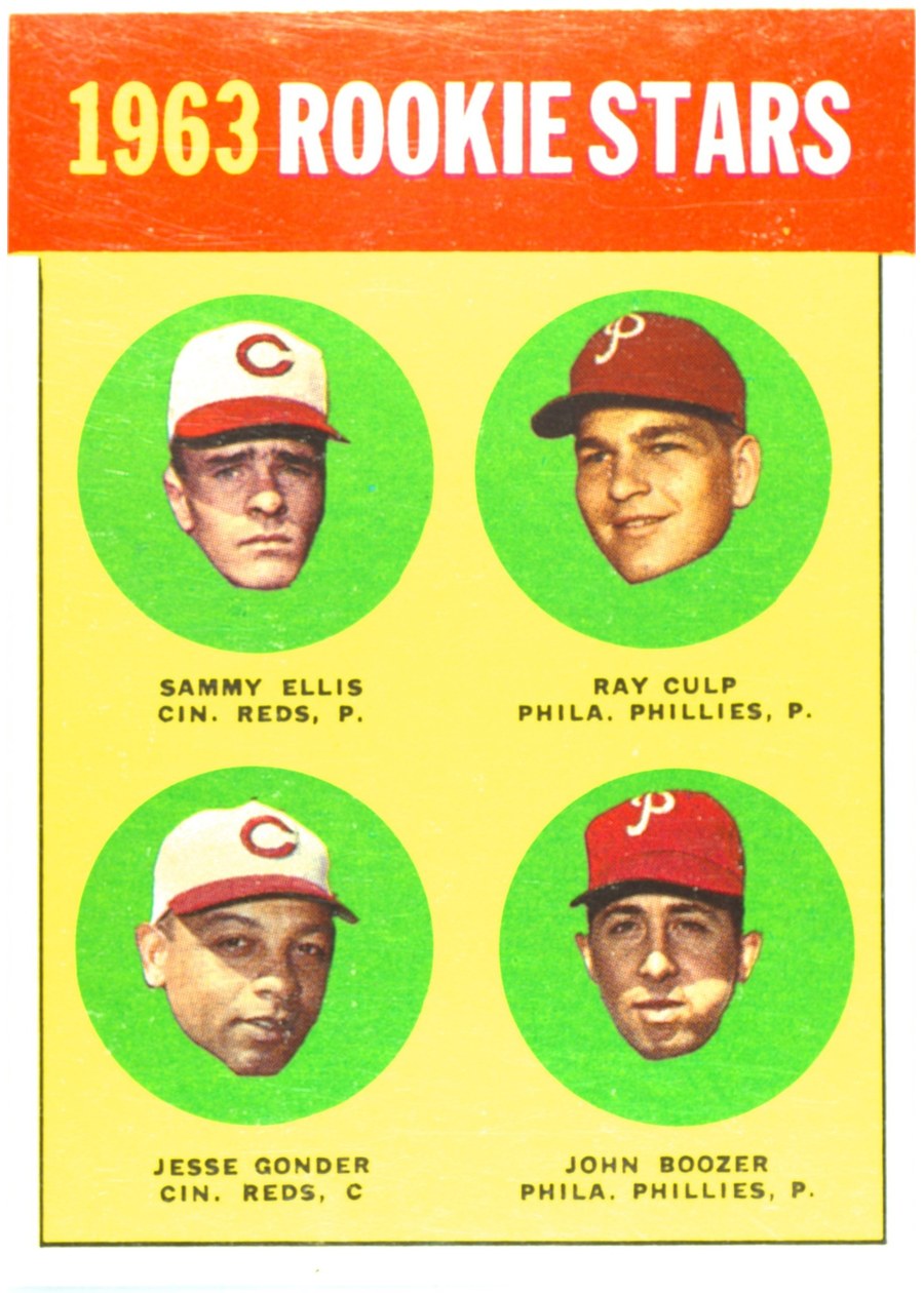 1963 Topps #29 1963 Rookie Stars, Cincinnati Reds / Philadelphia Phillies