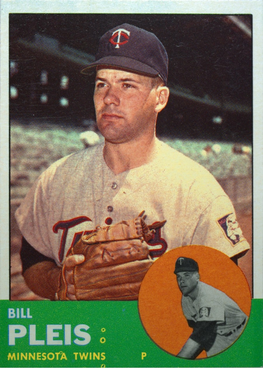 1963 Topps #293 Bill Pleis, Minnesota Twins