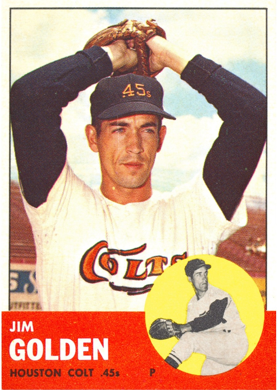 1963 Topps #297 Jim Golden, Houston Colt .45's