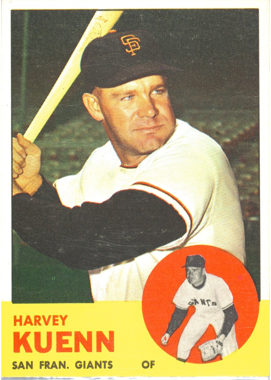 1963 Topps #30 Harvey Kuenn, San Francisco Giants