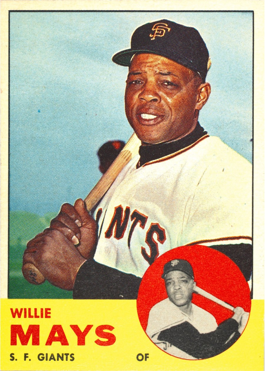 1963 Topps #300 Willie Mays, San Francisco Giants