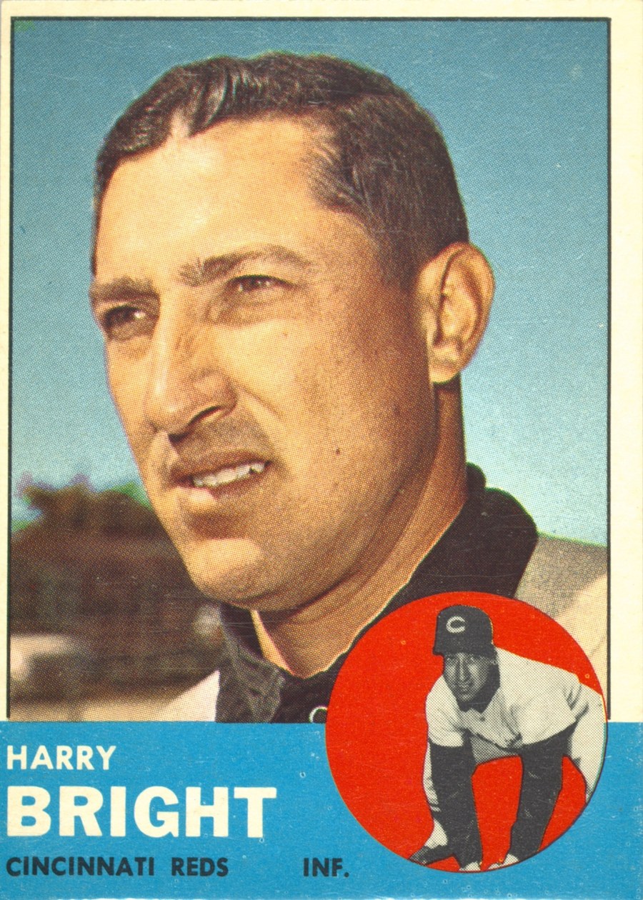 1963 Topps #304 Harry Bright, Cincinnati Reds