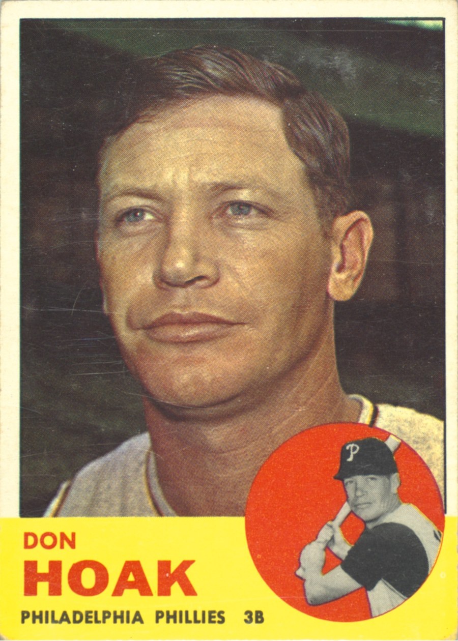 1963 Topps #305 Don Hoak, Philadelphia Phillies