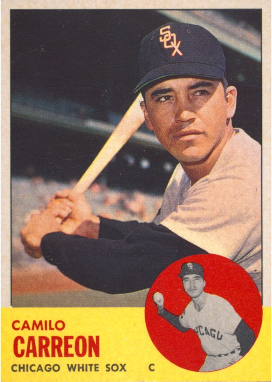 1963 Topps #308 Camilo Carreon, Chicago White Sox