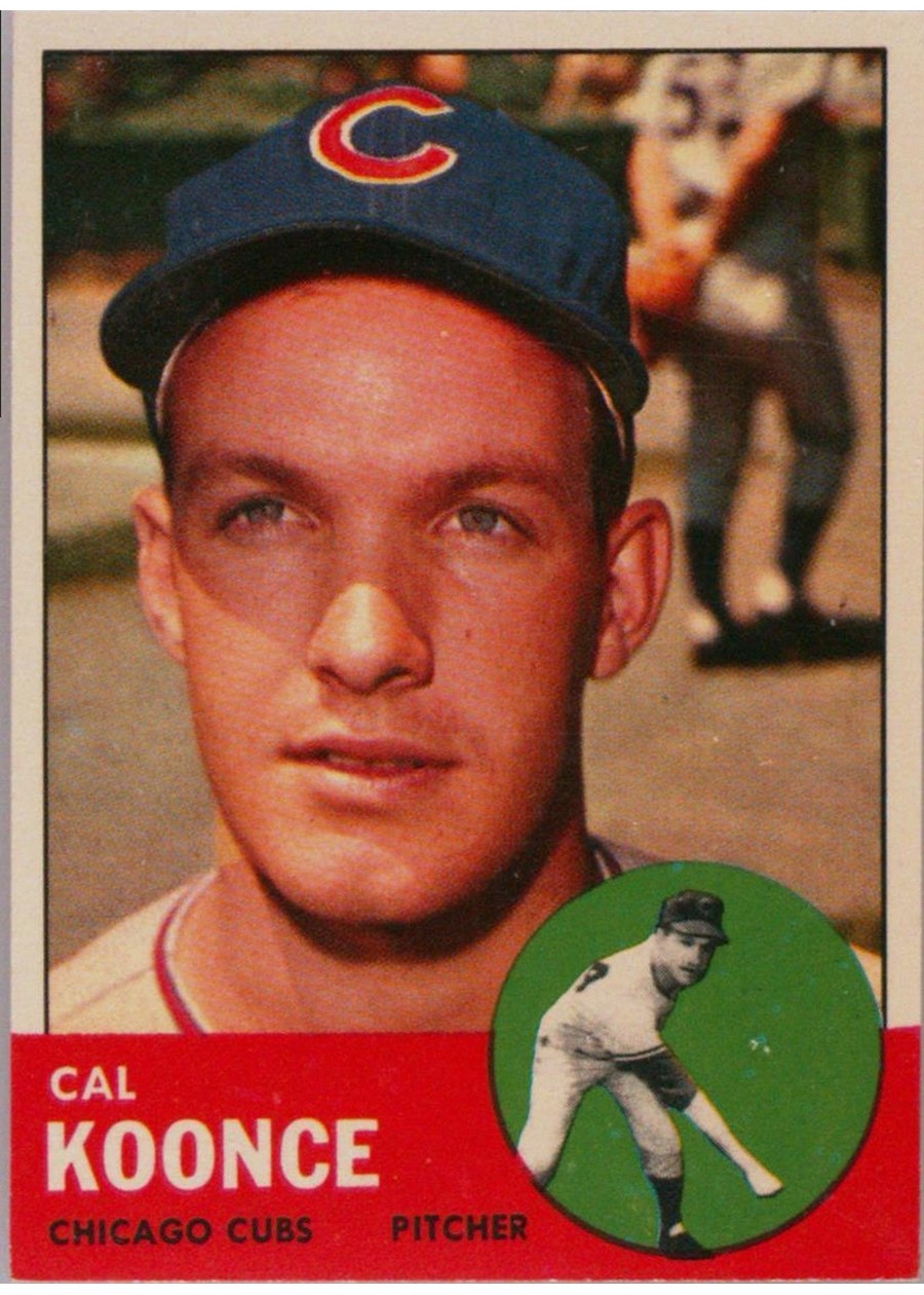 1963 Topps #31 Cal Koonce, Chicago Cubs