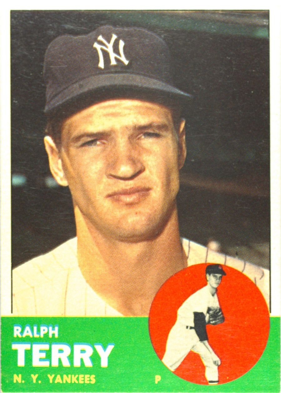 1963 Topps #315 Ralph Terry, New York Yankees