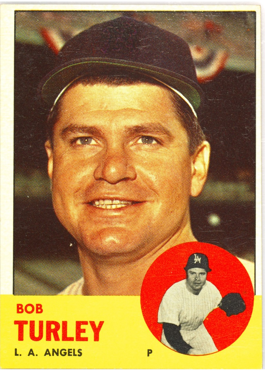 1963 Topps #322 Bob Turley, Los Angeles Angels